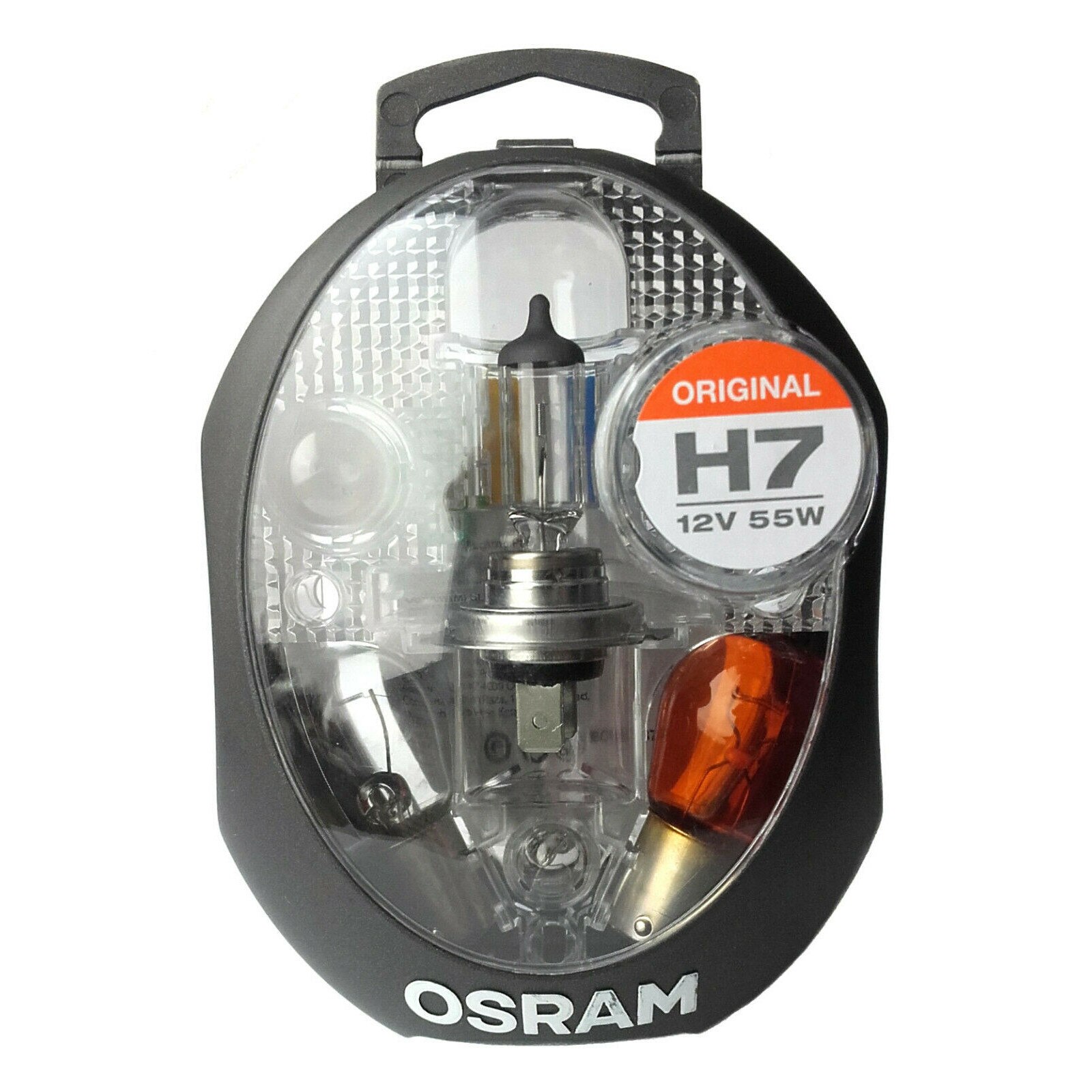 Set 6 becuri auto H7, Osram, Halogen, 12V