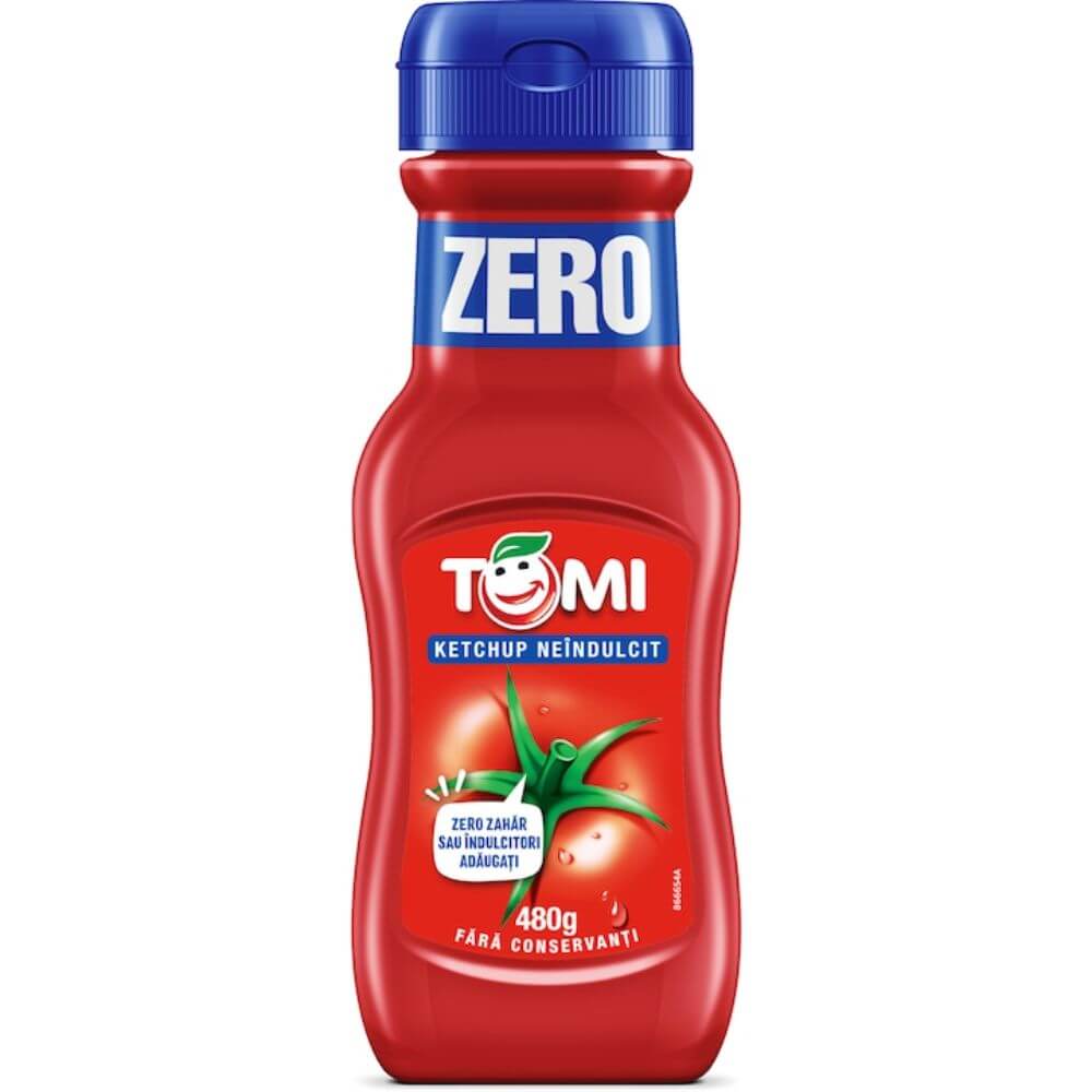 Ketchup Neindulcit Tomi, 480 g