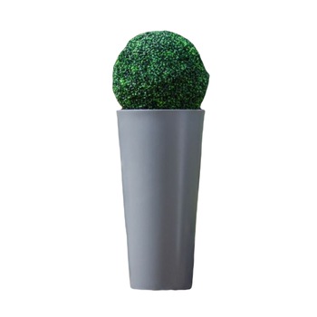 Ghiveci mare pentru plante, D40, cilindric, polietilena durabila, aspect modern, gri Ghiveci mare pentru plante, D40, cilindric, polietilena durabila, aspect modern, gri