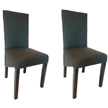 Set 2 scaune Kring Ankara, 45x95x48 cm, culoare charcoal Set 2 scaune Kring Ankara, 45x95x48 cm, culoare charcoal