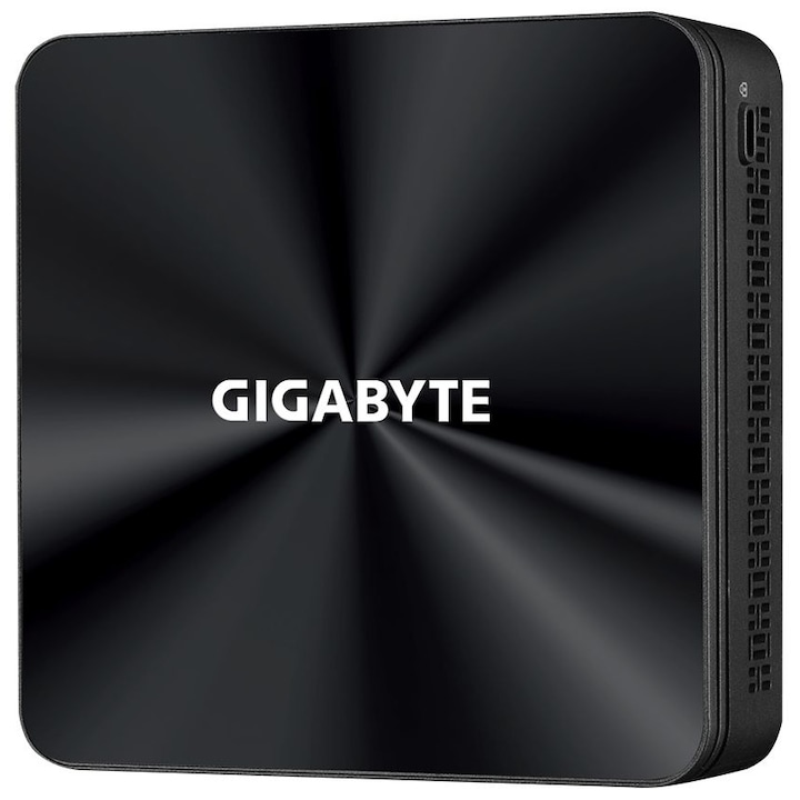 Настолен компютър GIGABYTE BRIX BRI5-10210E, Процесор Intel Core i5-10210U (4.2 GHz, 6M), 0 GB, Intel UHD Graphics 620, Без ОС