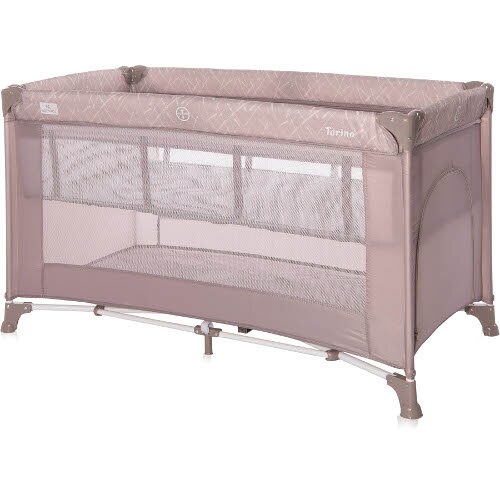 Patut Lorelli Pliabil cu 2 Nivele Torino, String