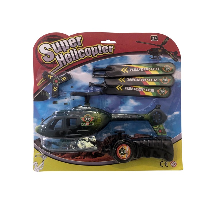 Set cu elicopter militar si lansator, Super Helicopter, BBL2841