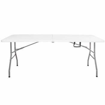 Masa plianta 180x75 cm alba, pentru catering sau terasa Masa plianta 180x75 cm alba, pentru catering sau terasa