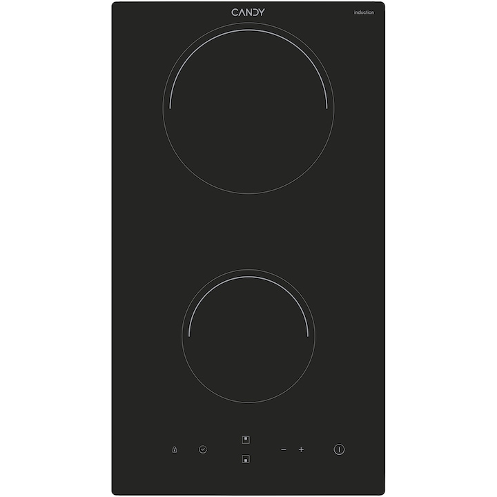 Candy CID 30/G3 indukciós dominó főzőlap, 3.5 kW, érintő vezérlés, fekete