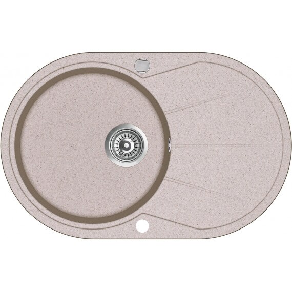 Chiuveta bucatarie Optima Clarus SR101-110B, 78x50 cm, bej