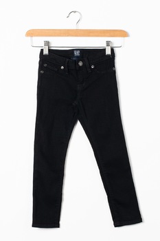 GAP, Pantaloni cu model cu 5 buzunare, Negru GAP, Pantaloni cu model cu 5 buzunare, Negru