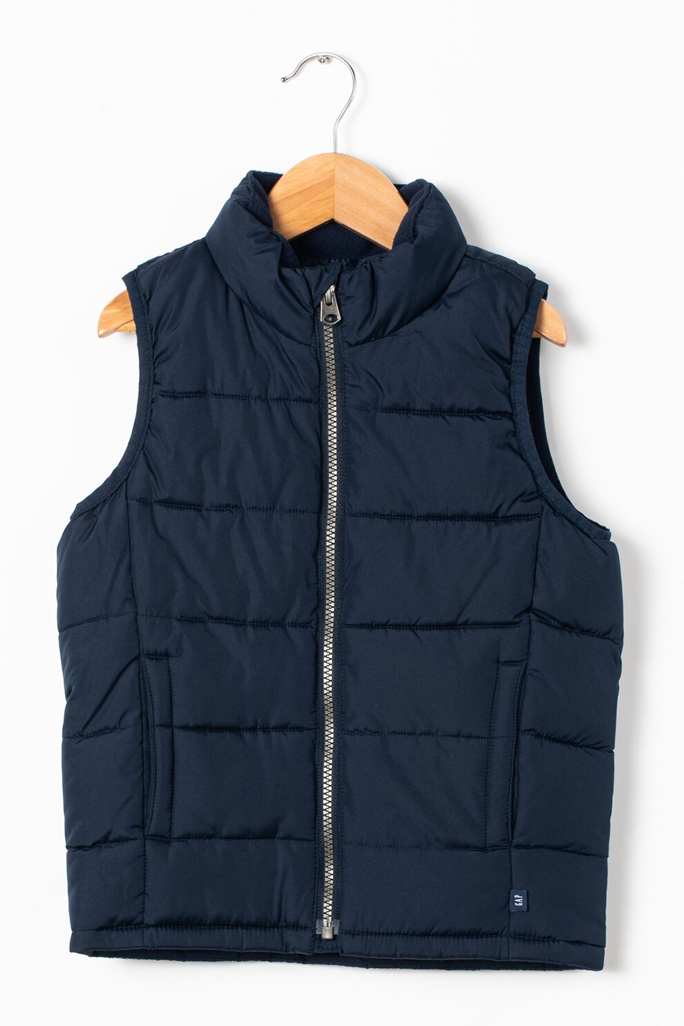 GAP, Vesta cu vatelina si fermoar, Bleumarin, 130 CM