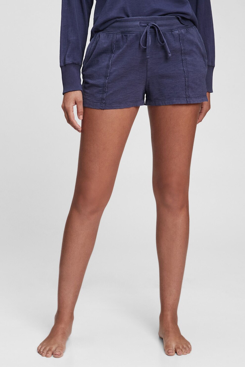 GAP, Pantaloni scurti cu buzunare oblice, Bleumarin