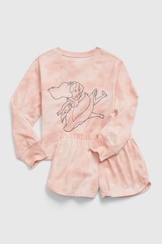 GAP, Pijama cu imprimeu Disney, Piersica GAP, Pijama cu imprimeu Disney, Piersica