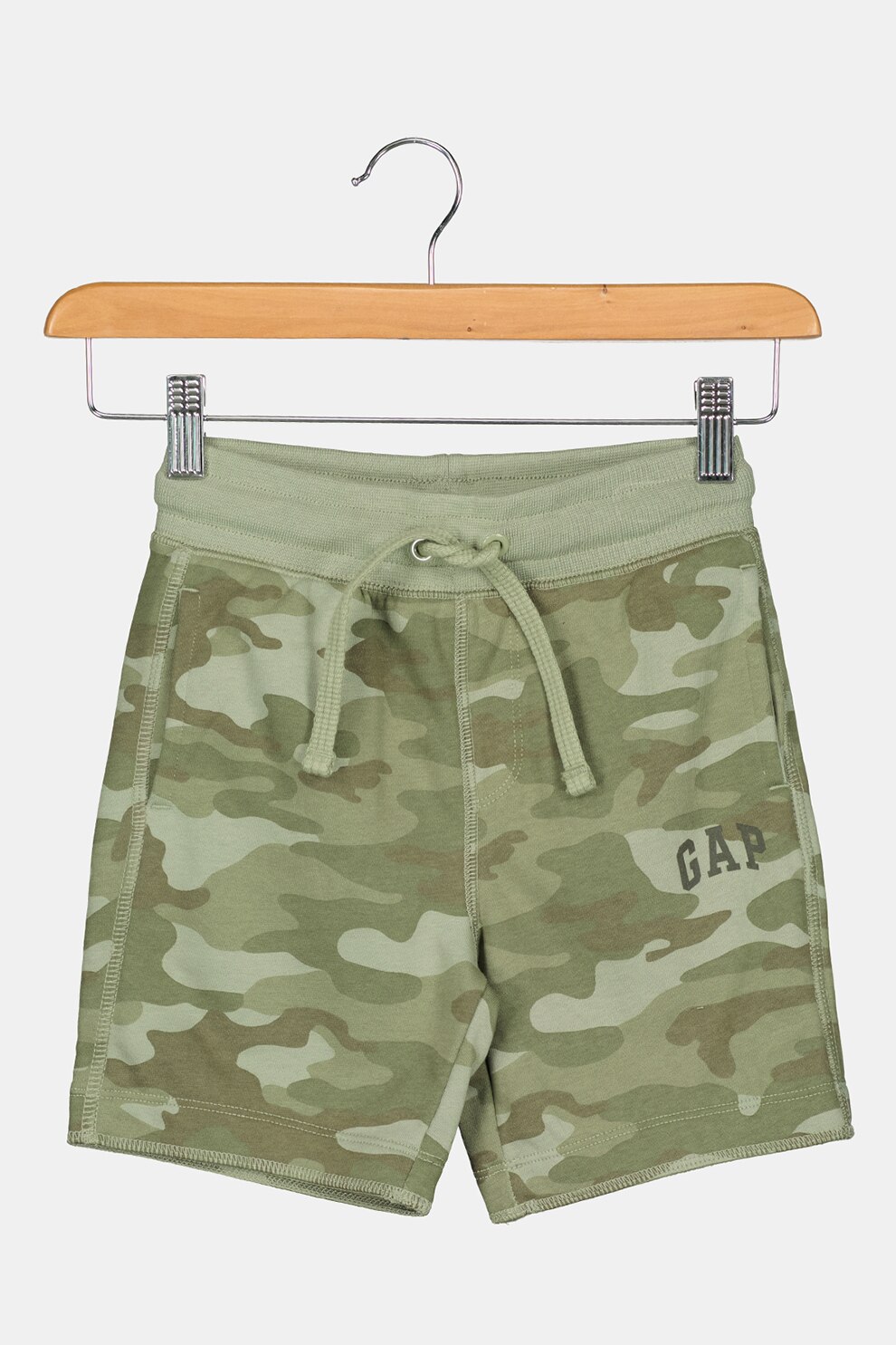 GAP, Pantaloni sport scurti cu logo, Verde