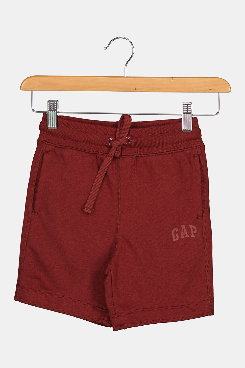 GAP, Pantaloni sport scurti cu logo, Visiniu