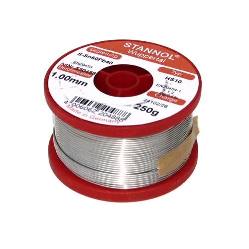 Aliaj de lipit - Fludor Stannol 1 mm 250 g Sn60Pb40