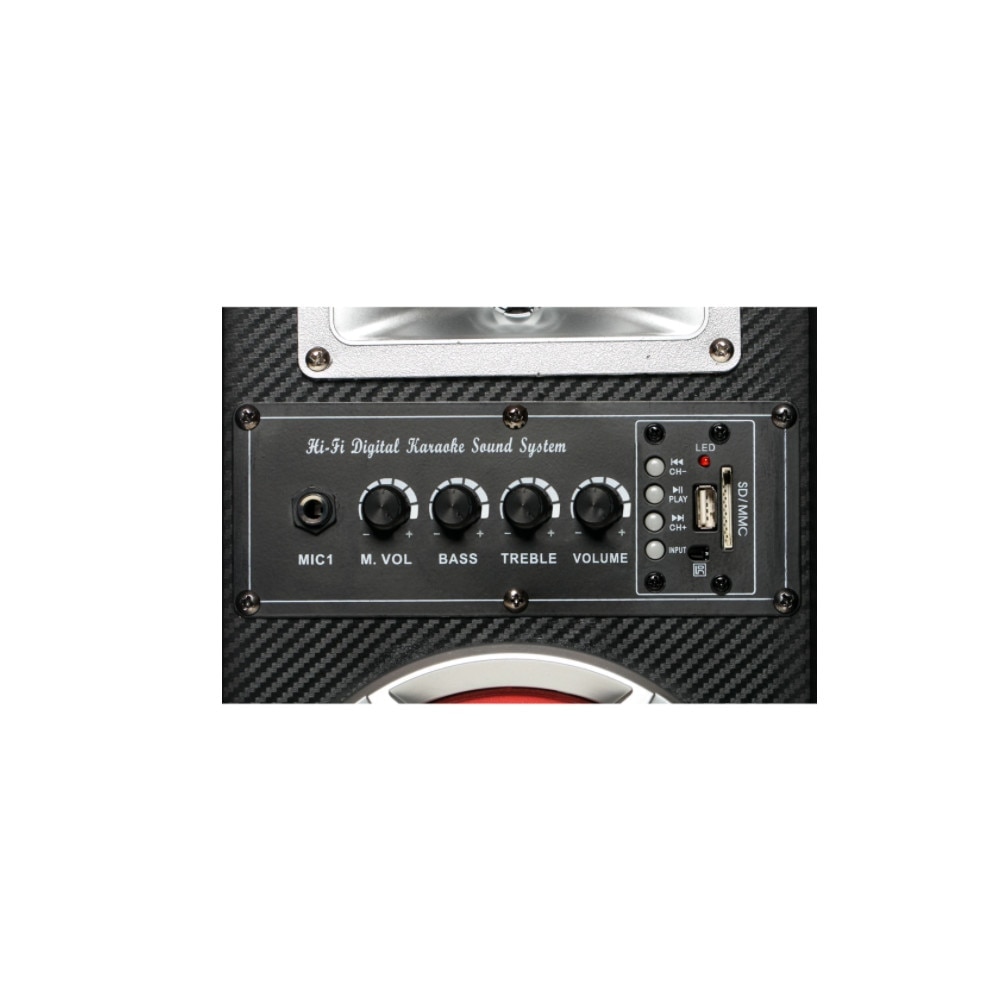 Boxe active Ailiang 601K-DT, 80W, USB, Bluetooth, SD, FM, AUX, Karaoke, Telecomanda