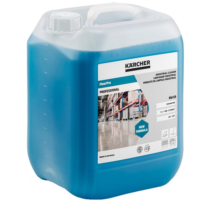 Detergent profesional industrial Karcher ProNew RM 69 ASF, pentru pardoseli, 10l