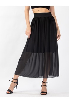 Fusta Dama Kingston Negru, Marime Unica Fusta Dama Kingston Negru, Marime Unica