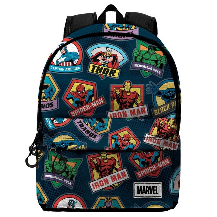 Ghiozdan Marvel Colour 45x37x15cm, Multicolor