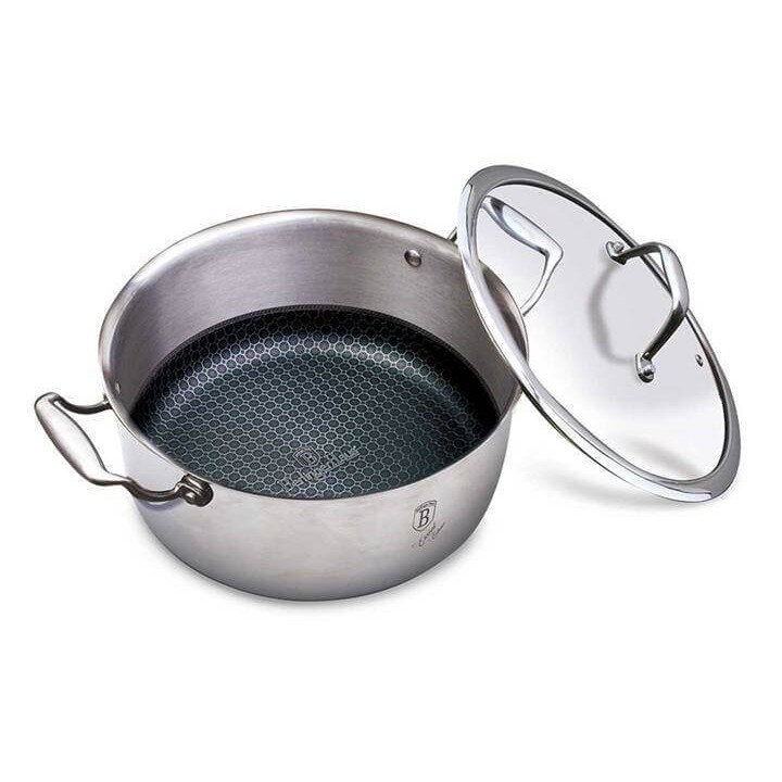 Cratita cu capac din otel inoxidabil (inox) 20 cm Eternal Collection Berlinger Haus BH 7444