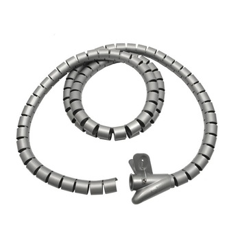 Organizator cabluri Maclean MCTV-676 S, 2 m, gri Organizator cabluri Maclean MCTV-676 S, 2 m, gri