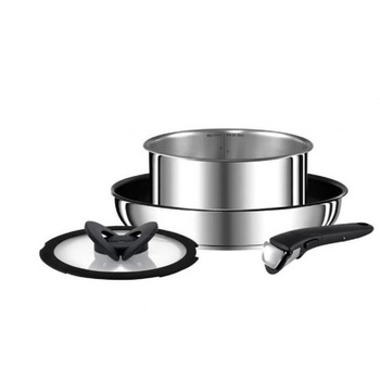 Set 2 Piese Pentru Gatit Tefal, Ingenio, 20-28 cm, Neaderente, Inox Set 2 Piese Pentru Gatit Tefal, Ingenio, 20-28 cm, Neaderente, Inox