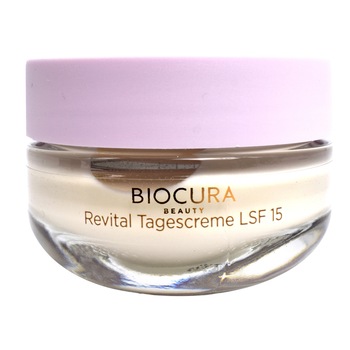 Crema de zi revitalizanta , Biocura , SPF 15, 50 ml Crema de zi revitalizanta , Biocura , SPF 15, 50 ml
