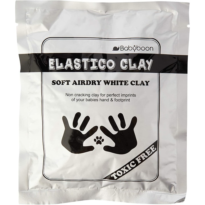 Argila amprenta bebelusi Babyboon Elastico Clay (40 grame)