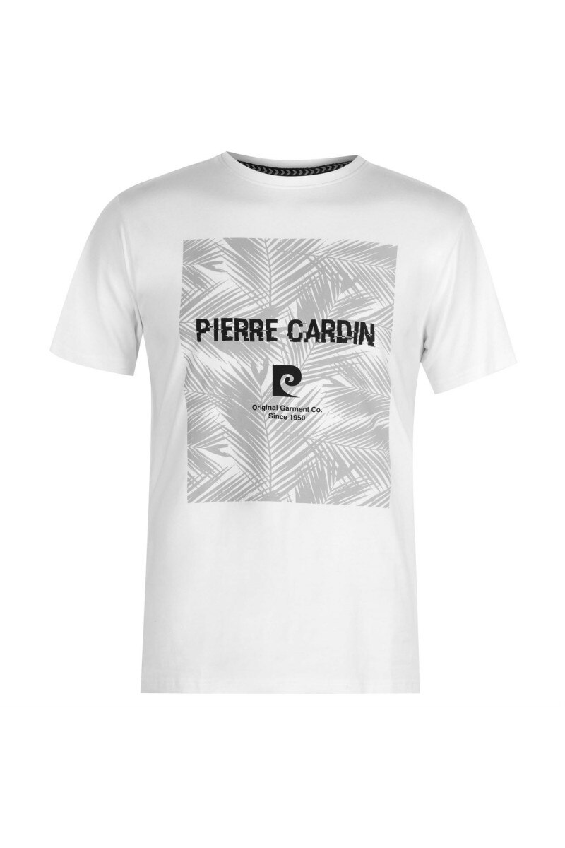 Tricou barbatesc Pierre Cardin Stretch,bumbac, alb, XL