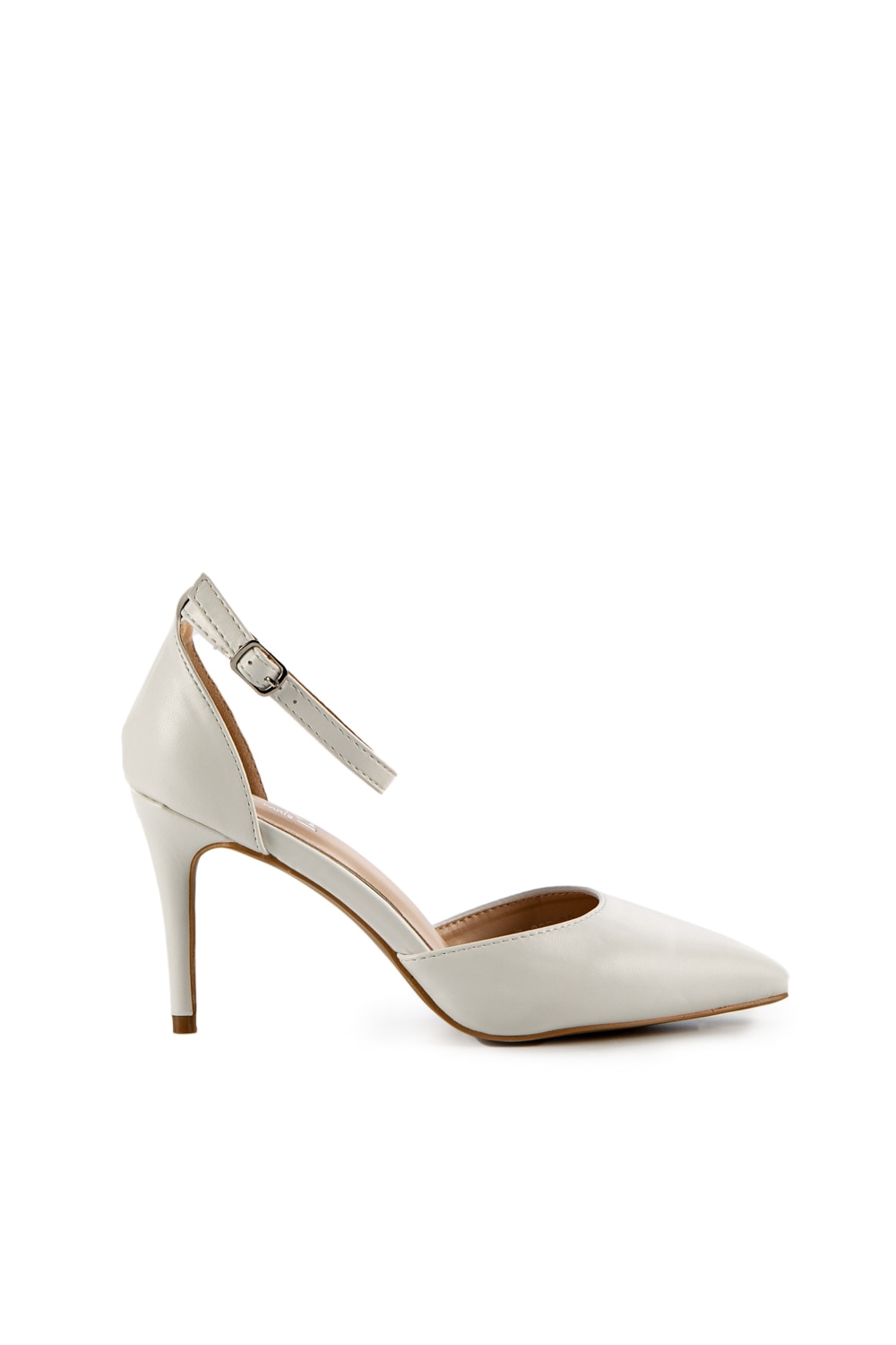 Pantofi dama Basil alb, Alb