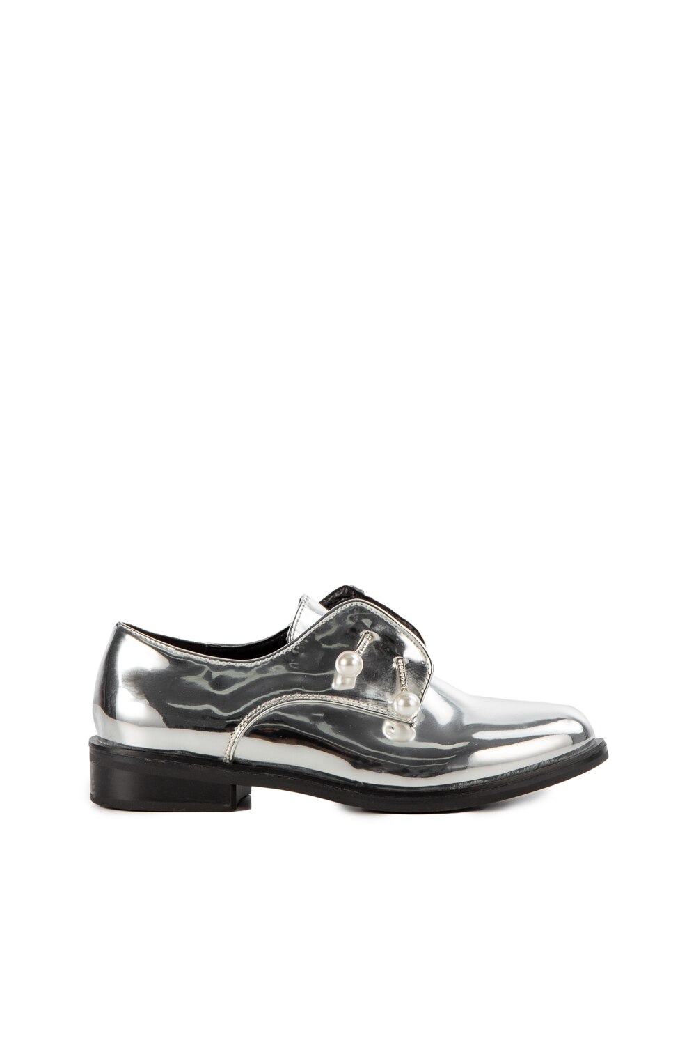 Pantofi dama casual Adara Argintiu, Argintiu, 41