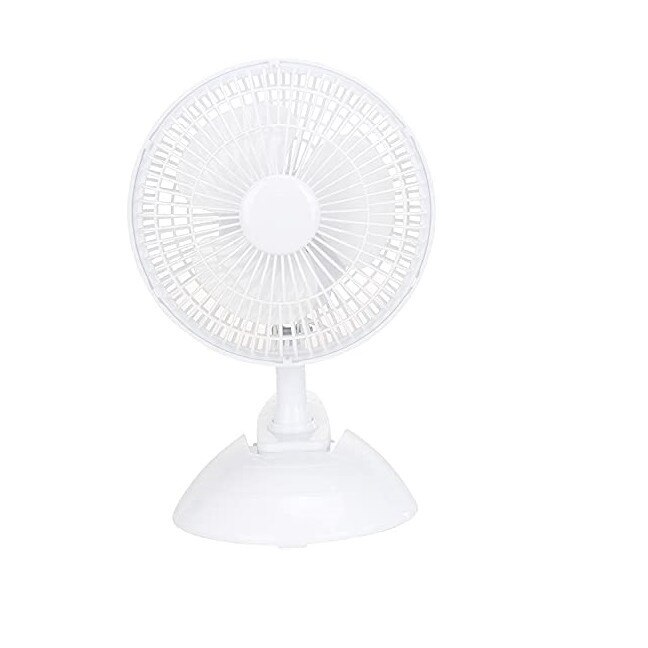Ventilator Victronic pentru birou, 15 cm, 2 trepte de viteza, 20W, TBF06/Alb