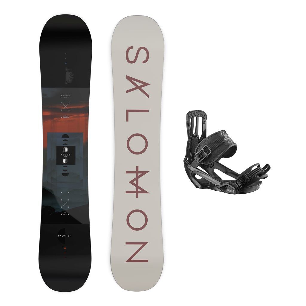 pair black hotel Placa snowboard pentru barbati Salomon Pulse pact, Negru, marime 160 -  eMAG.ro