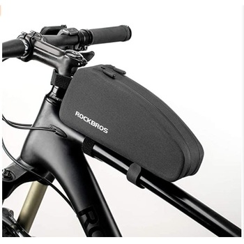 Geanta pentru Bicicleta Rockbros, Fermoar dublu, Nylon, Negru Geanta pentru Bicicleta Rockbros, Fermoar dublu, Nylon, Negru