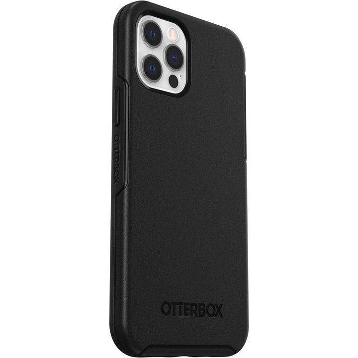 Калъф OtterBox Symmetry Plus MagSafe за iPhone 12/12 Pro, черен