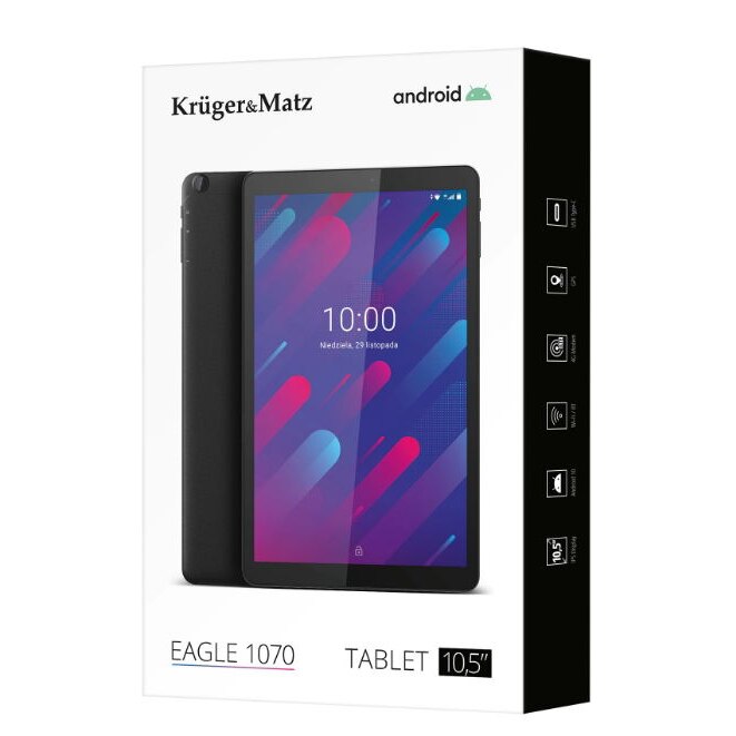 Tableta 4g lte 6gb 128gb android10 kruger&mat