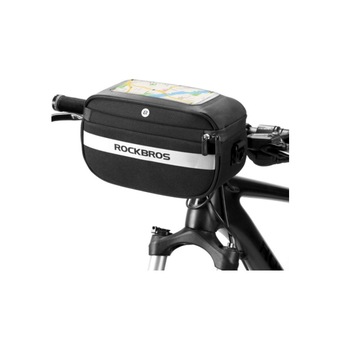 Geanta cu Suport pentru Telefon Mobil Rockbros, 4.5 l, Nylon, Negru Geanta cu Suport pentru Telefon Mobil Rockbros, 4.5 l, Nylon, Negru