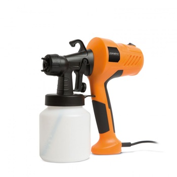 Pistol de pulverizare pentru vopsit Handy 11204, 500 W, 220-240 V, 800 ml capacitate rezervor vopsea, 650 ml/m debit vopsea, 2.5 mm diametru pulverizare Pistol de pulverizare pentru vopsit Handy 11204, 500 W, 220-240 V, 800 ml capacitate rezervor vopsea, 650 ml/m debit vopsea, 2.5 mm diametru pulverizare