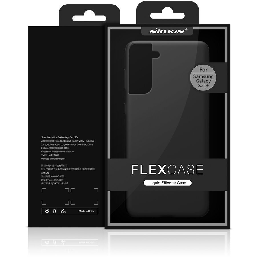 Husa de protectie, Nillkin, Flex Pure Pro, pentru Samsung Galaxy S21+ 5G, Negru