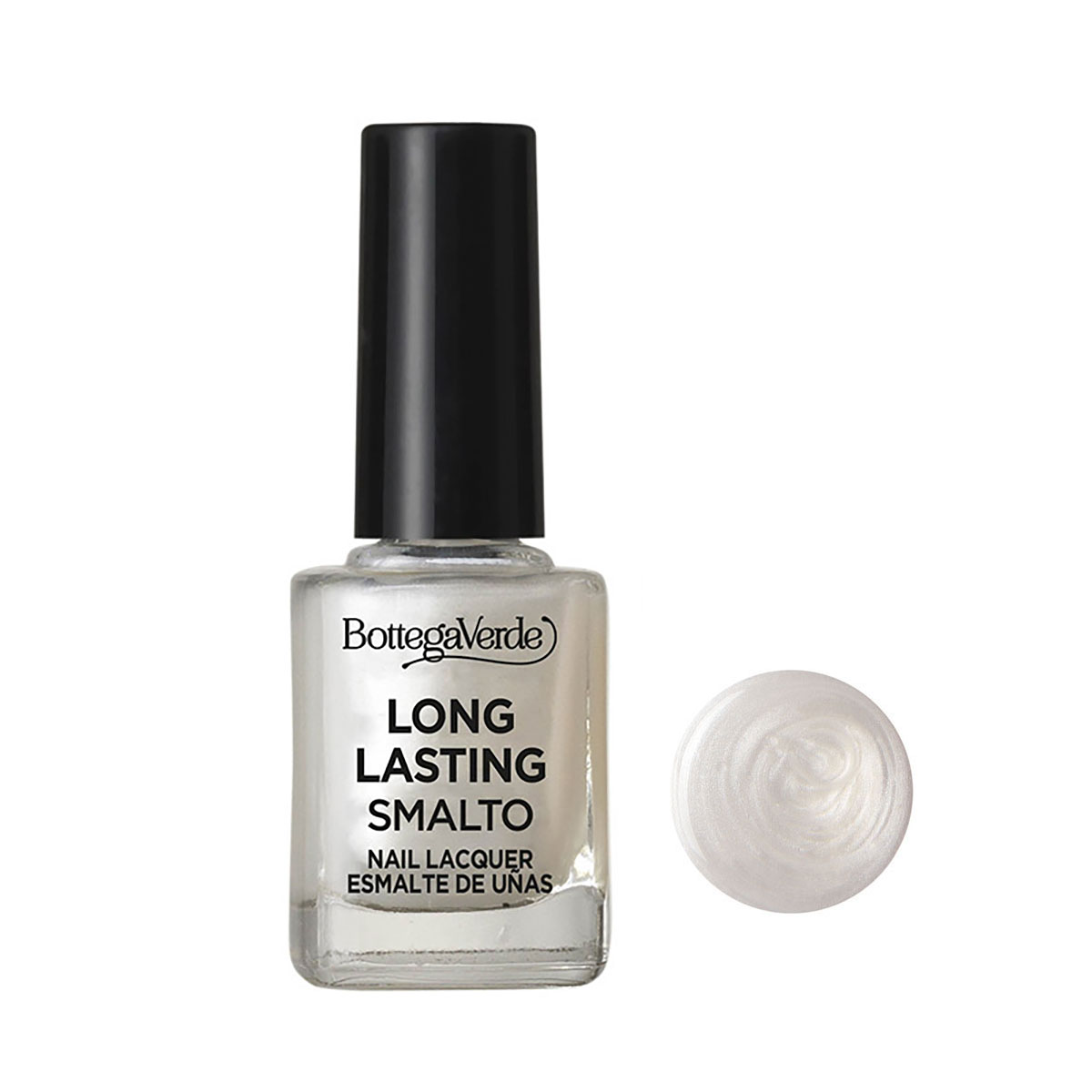 Lac de unghii stralucitor, perla - Smalto, 10 ML, Bottega Verde