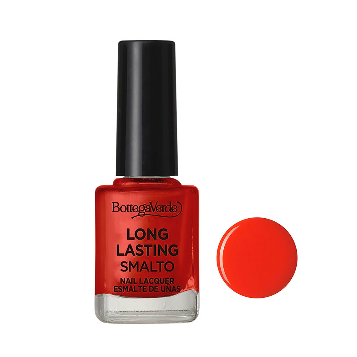 Lac de unghii stralucitor, rosu mac - Smalto, 10 ML, Bottega Verde