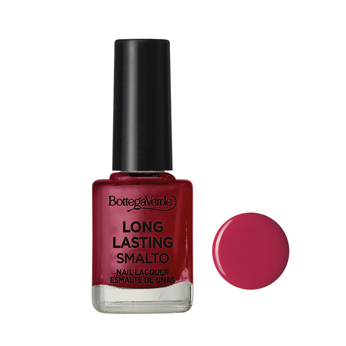 Lac de unghii stralucitor, roz inchis - Smalto, 10 ML, Bottega Verde