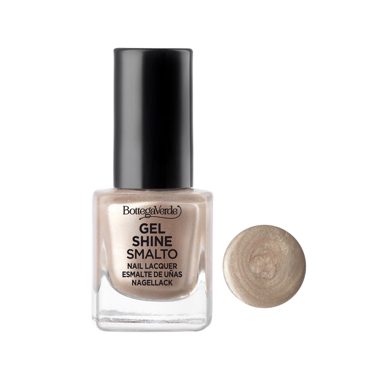 Lac de unghii stralucitor, bej auriu - Gel Shine, 5 ML, Bottega Verde