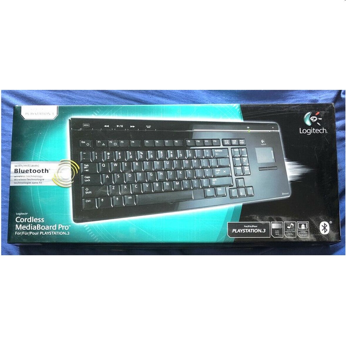 logitech playstation 3 cordless mediaboard pro