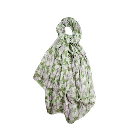 Esarfa Butterfly 170x90cm , Viscoza, Multicolor