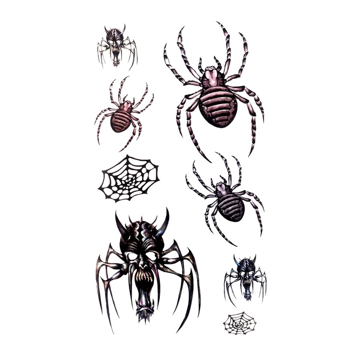 Tatuaj temporar 21 x 10 cm,Nevermore® GF233