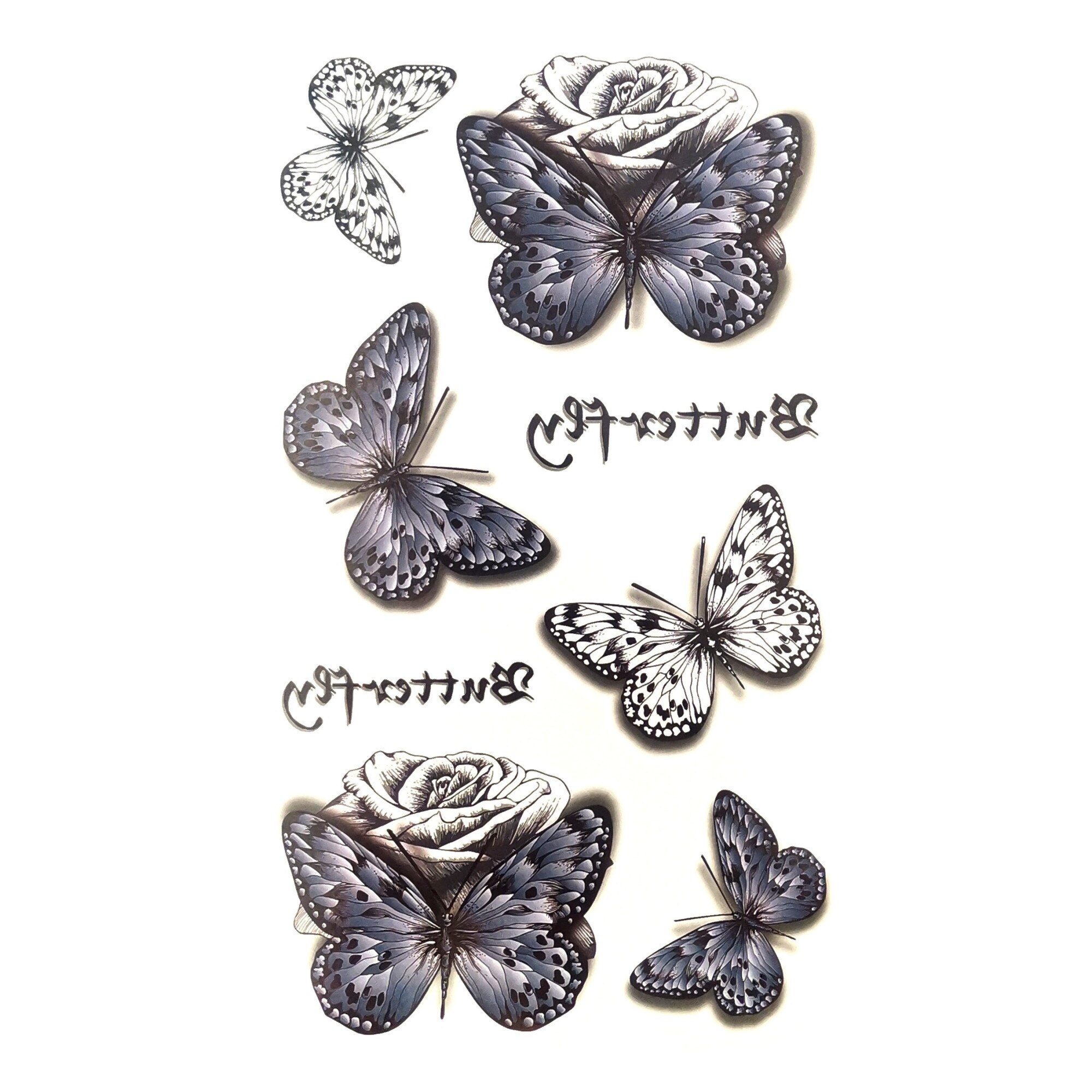 Tatuaj temporar 21 x 10 cm,Nevermore® GF971