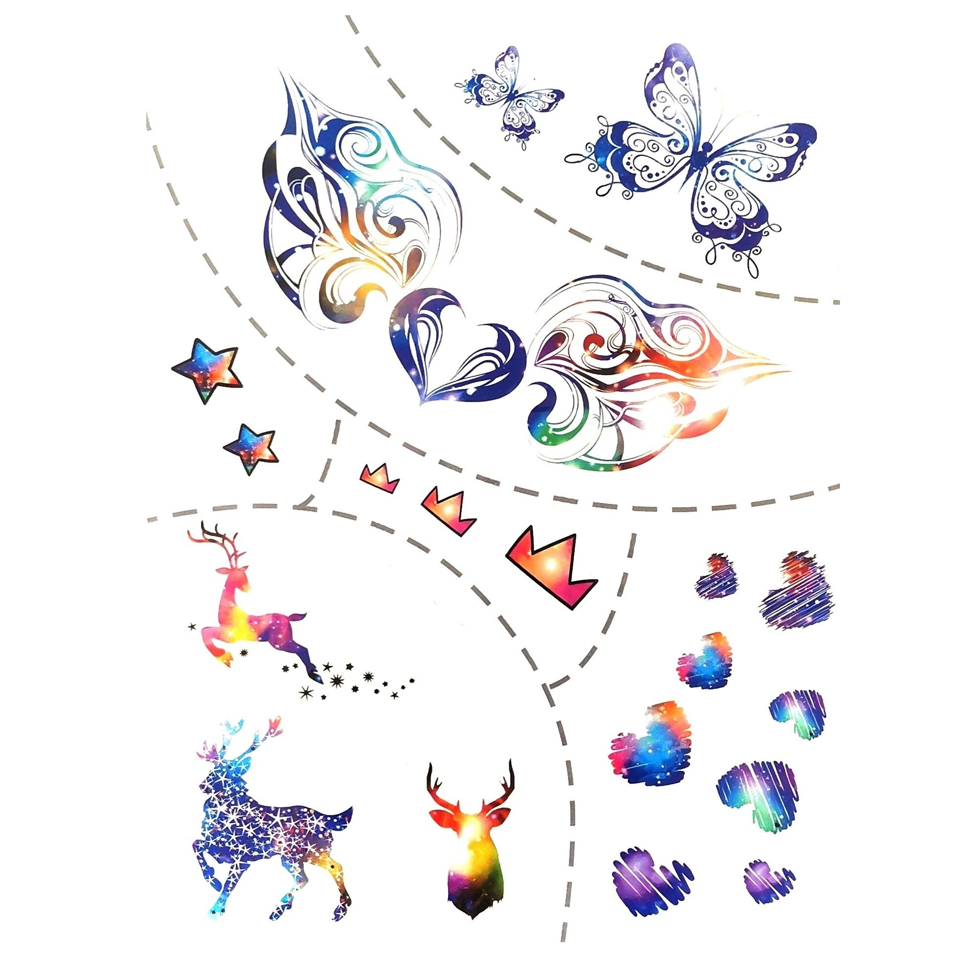 Tatuaj temporar 19 x 14.5 cm,Nevermore® LY043