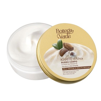 Unt de corp hranitor cu ulei si unt de shea - Karite, 150 ML, Bottega Verde Unt de corp hranitor cu ulei si unt de shea - Karite, 150 ML, Bottega Verde