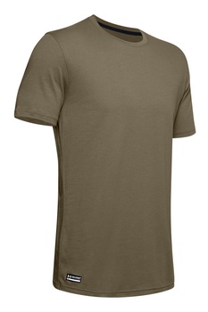 Under Armour, Tricou lejer pentru fitness Tactical, Kaki, 2XL Under Armour, Tricou lejer pentru fitness Tactical, Kaki, 2XL