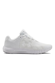 Under Armour, Pantofi de plasa tricotata pentru alergare Micro G Pursuit, Alb Under Armour, Pantofi de plasa tricotata pentru alergare Micro G Pursuit, Alb