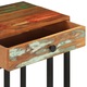 Masa laterala forma U vidaXL, 45 x 30 x 61 cm, lemn masiv reciclat, 8.02 kg 289092